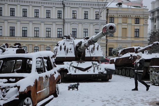 Karas Ukrainoje.
