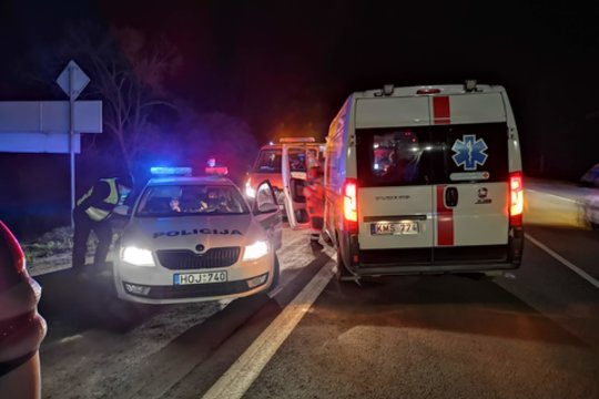 Policija aiškinasi įvykio aplinkybes.