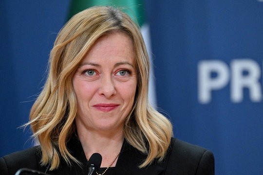Italijos ministrė pirmininkė Giorgia Meloni.