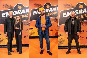 Žinomi žmonės rinkosi į serialo  „Emigrantai.Apelsinai“ premjerą atvyko ir Monika Šalčiūtė