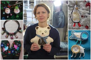 Mokytoja Kalėdų puošmenas ir dovanas sukuria iš to, kas nebenaudojama: rezultatas pranoksta lūkesčius