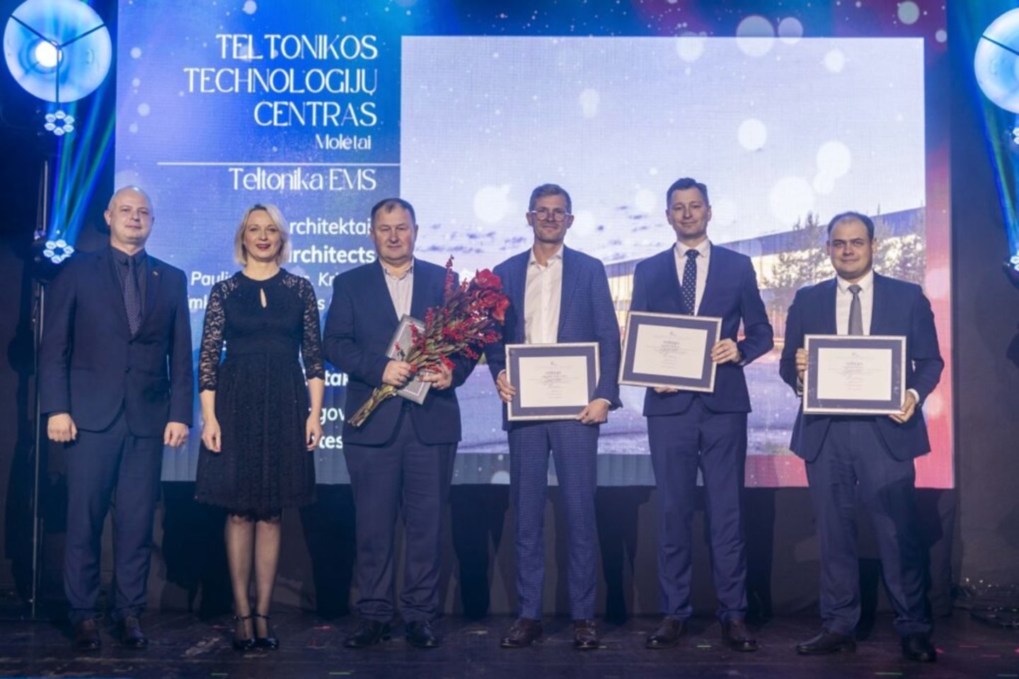 Vilniuje iškilmingoje konkurso „Už darnią plėtrą“ ceremonijoje paskelbti ir apdovanoti geriausi 2023 metų NT projektai Lietuvoje.<br>Irmanto Gelūno nuotr.