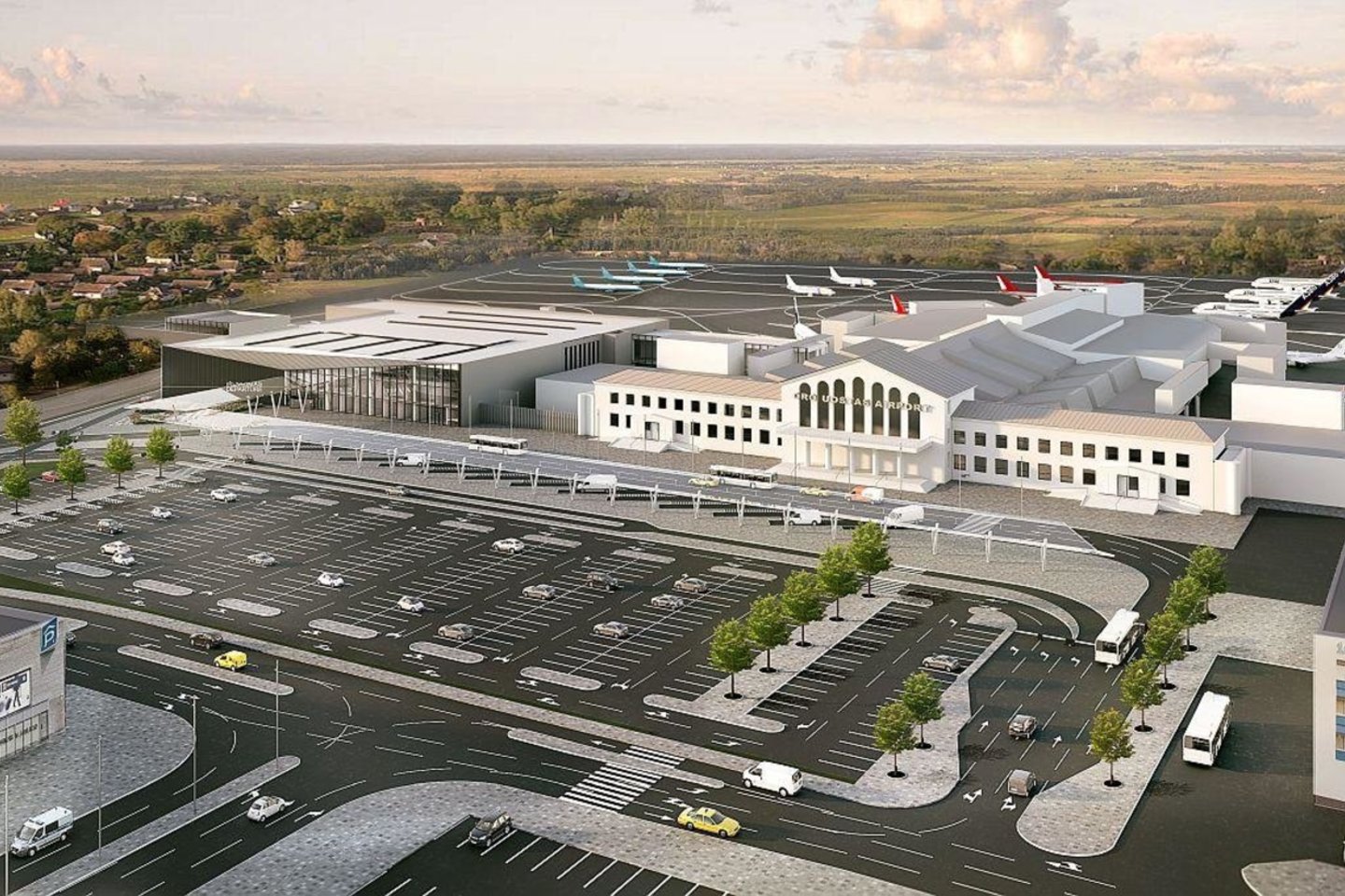 Geriausiais Ateities projektais pripažinti du būsimi NT objektai: bendrovės „Hanner“ įgyvendinamas „Business Stadium Central“ ir Lietuvos oro uostų plėtojamas naujasis Vilniaus oro uosto išvykimo terminalas.<br>Lietuvos oro uosto nuotr.