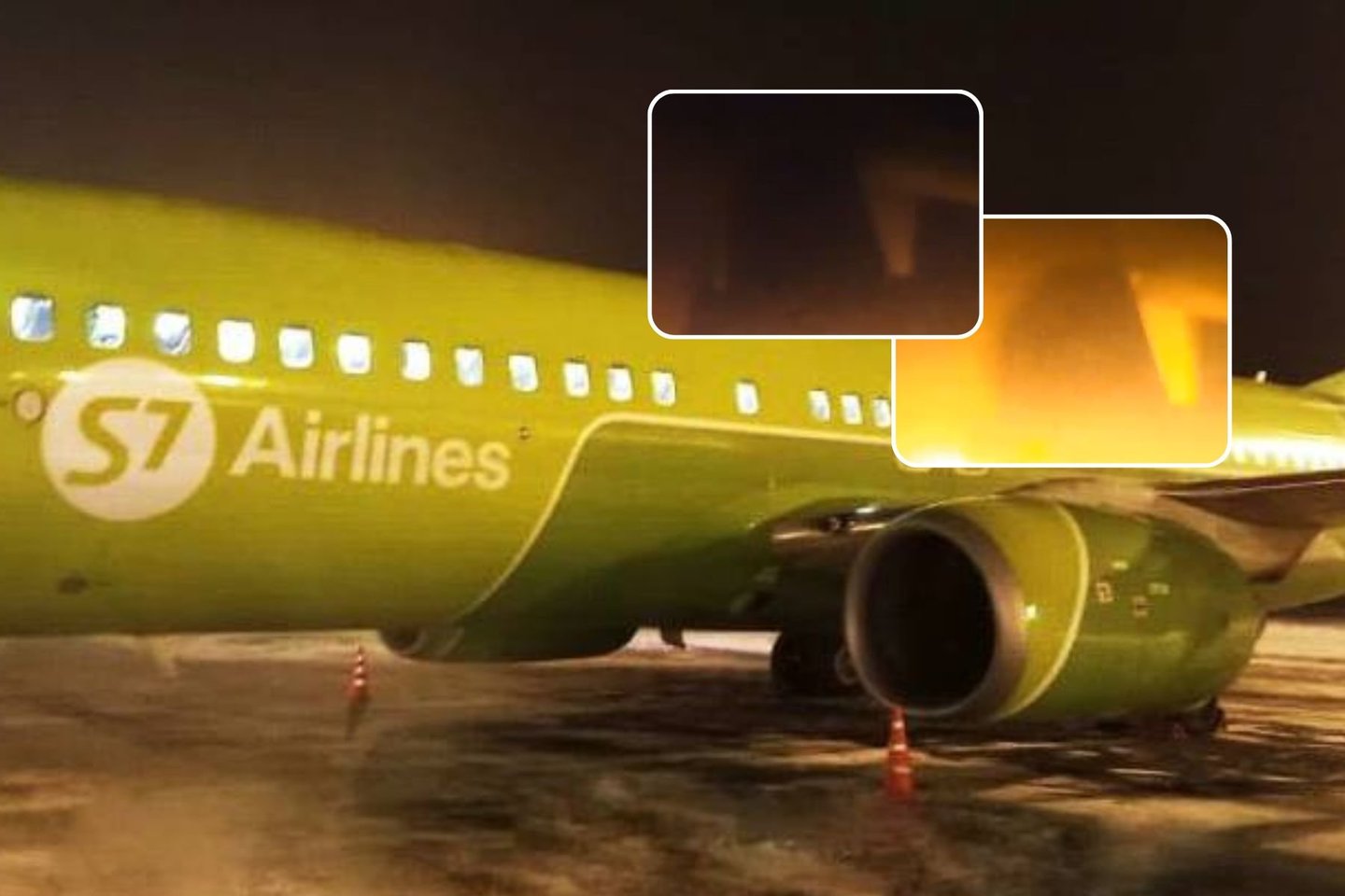 Per plauką nuo tragedijos: Rusijoje ore užsidegė keleivinis lėktuvas su 176 žmonėmis.<br>Stop kadrai, lrytas.lt koliažas.