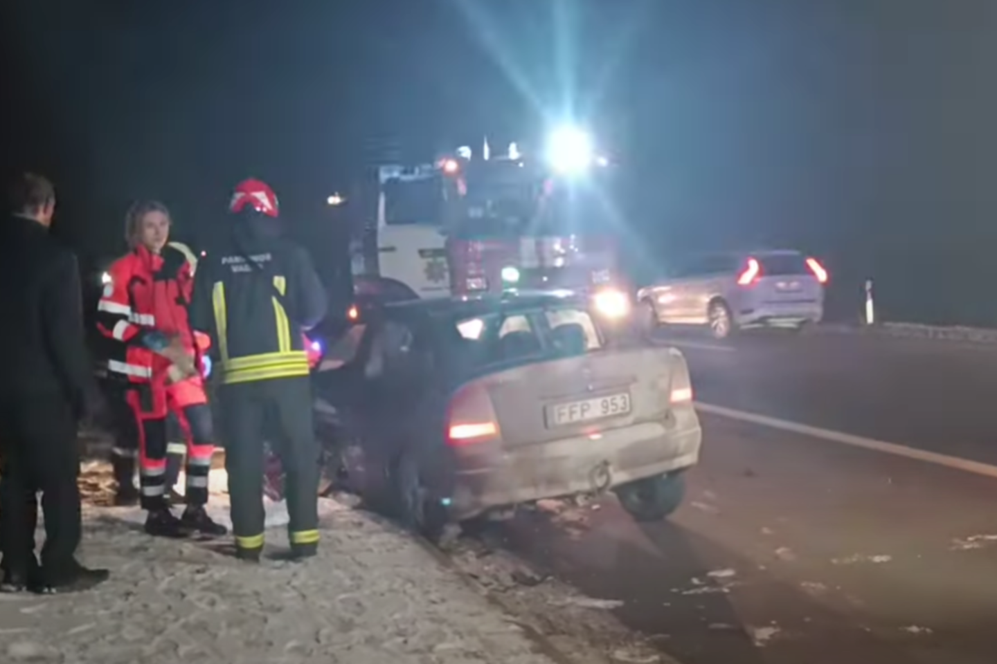 Kėdainių rajone girtas vairuotojas sukėlė didelę avariją.<br>STOP kadras/rinkosaikste.lt video medžiaga.
