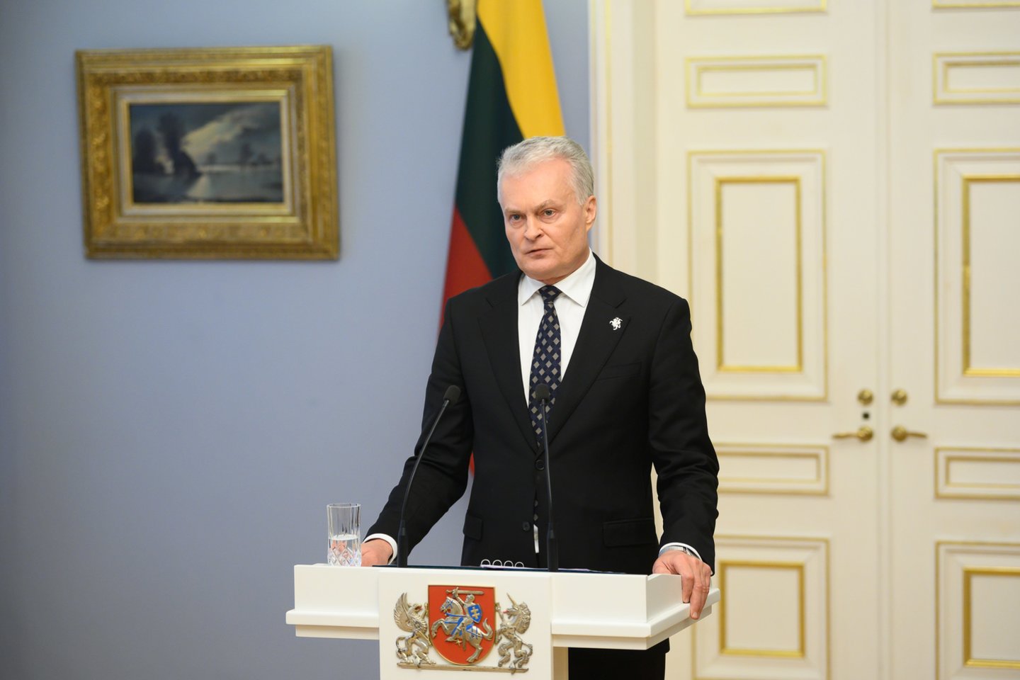 Prezidentas Gitanas Nausėda.<br>V.Skaraičio nuotr.