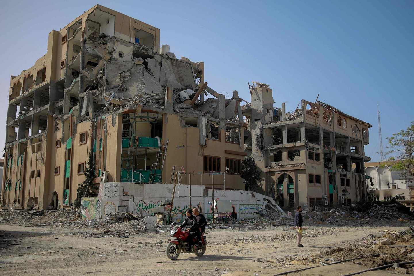 Izraelio ir „Hamas“ karas. Universitetas Gazoje.<br>AFP/Scanpix nuotr.