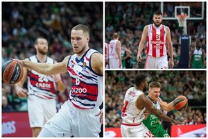 Pažymiai Eurolygos lietuviams: solidūs šou Ispanijoje ir blankoki žalgiriečiai