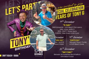 Antanas Guoga 50-metį minės prabanga alsuojančiame Dubajaus klube: 3 dienas trunkanti programa atima žadą