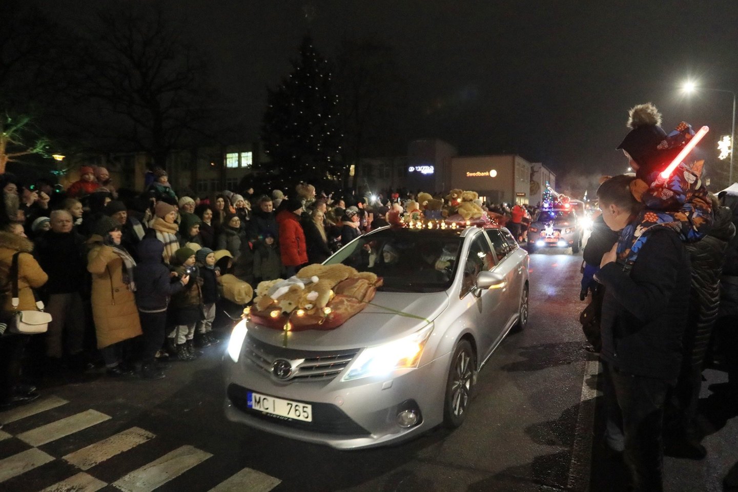  Kalėdų eglutės įžiebimas Ukmergėje.<br>Dainiaus Vyto nuotr.
