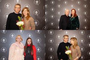 Vilniaus mažajame teatre – premjera: atvyko ir Arūnas Sakalauskas su žmona Gabija Laubner