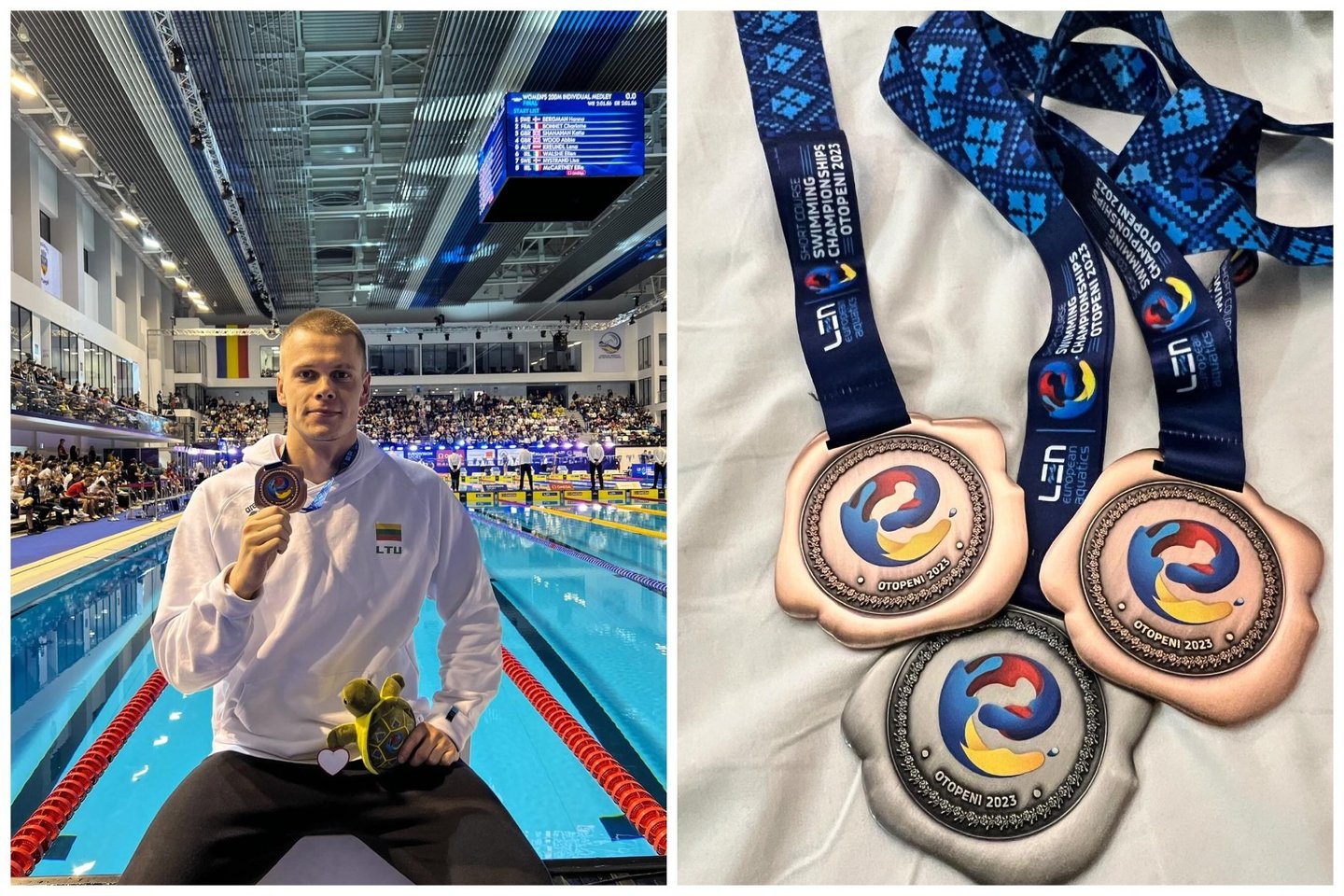  Panevėžietis Europos plaukimo čempionate susižėrė tris medalius<br> Dano Rapšio asmeninio archyvo nuotr.