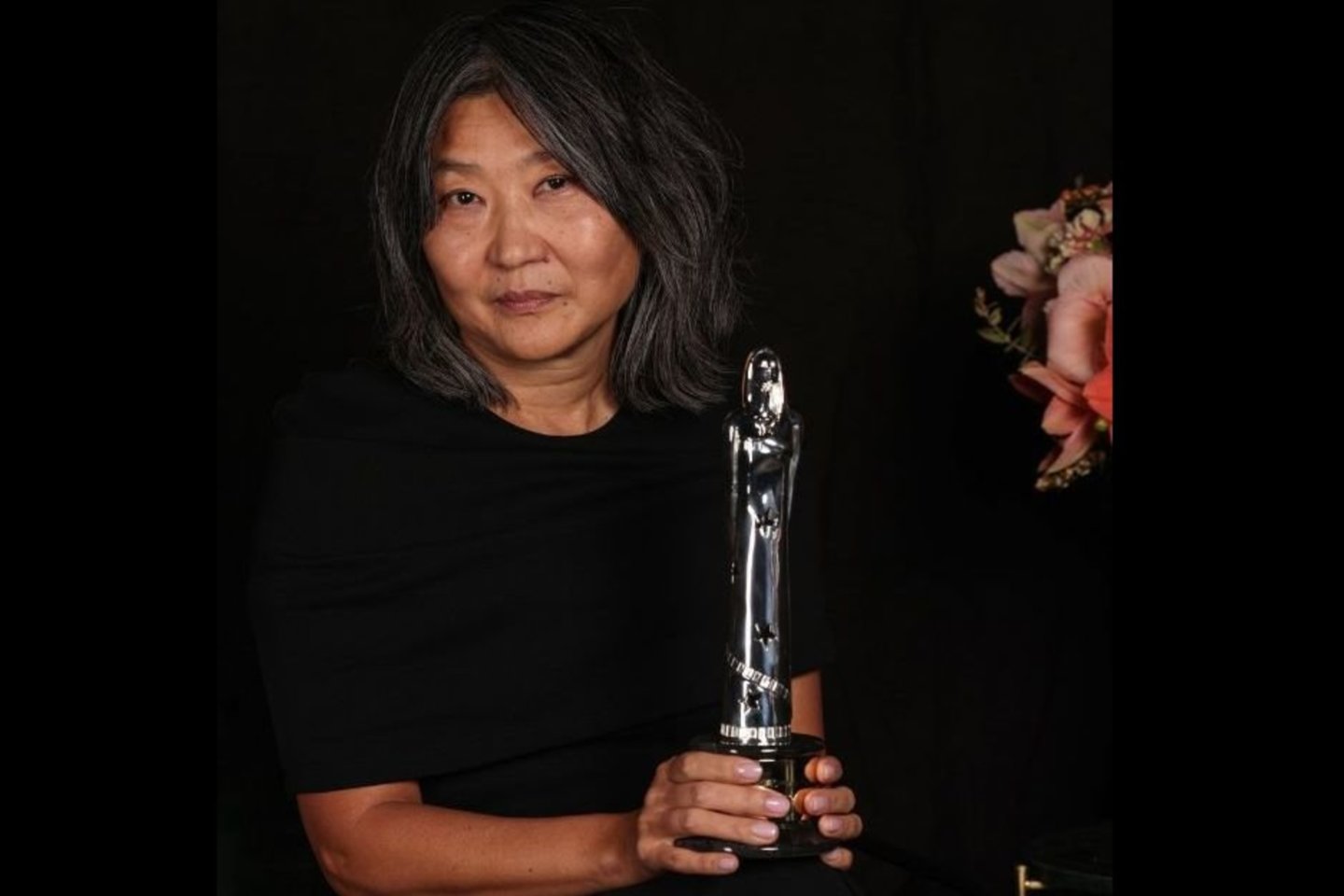 Prodiuserei Uljanai Kim įteiktas „Eurimages“ koprodukcijos apdovanojimas.<br>Europos kino akademijos nuotr.