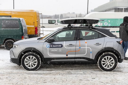 Vilniaus mieste antradienį į gatves išvažiuoja elektroninės kontrolės automobilis.