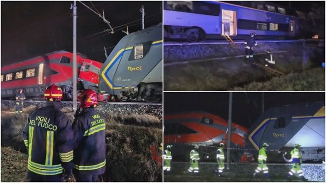 Nelaimė Italijoje – susidūrus traukiniams nukentėjo 17 žmonių: aiškinsis, kas atsakingas už avariją