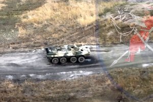 Prie Avdijivkos rusai paliko apleidę retą šarvuotį