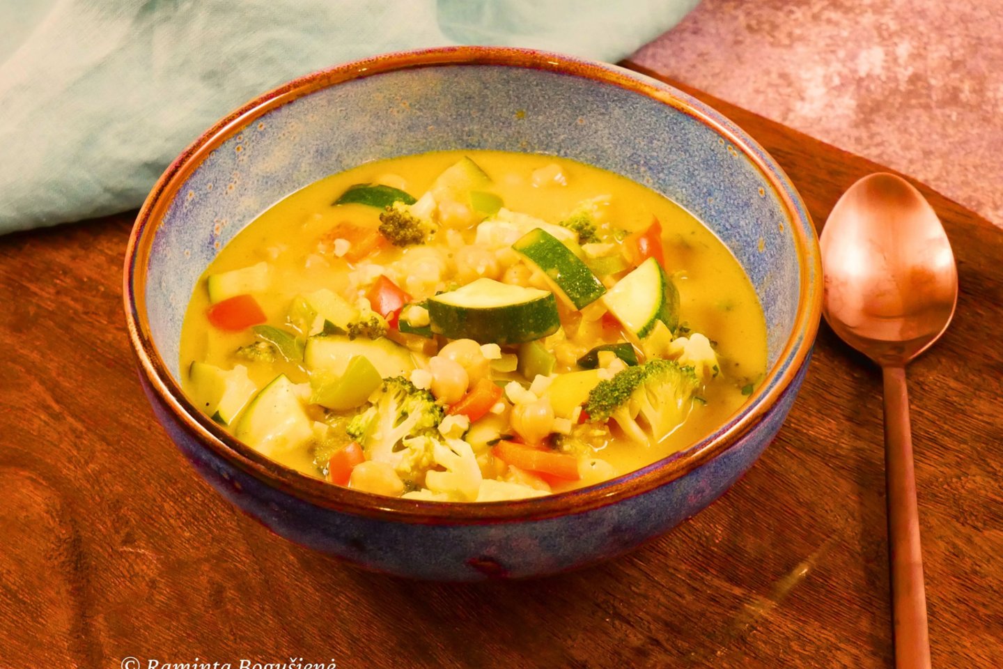 Daržovių karis.<br>Pranešimo autorių nuotr.