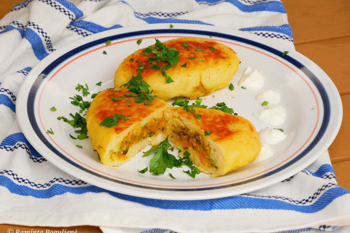 Žemaičių blynai su daržovėmis.<br>Pranešimo autorių nuotr.