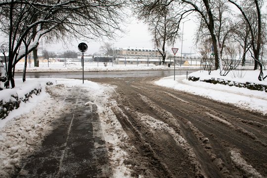 Žiema Vilniuje. <br>D.Labučio/ELTA nuotr.