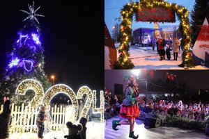 Rudaminoje įsiviešpatavo šventinė dvasia: eglutė sužibo spalvotomis švieselėmis