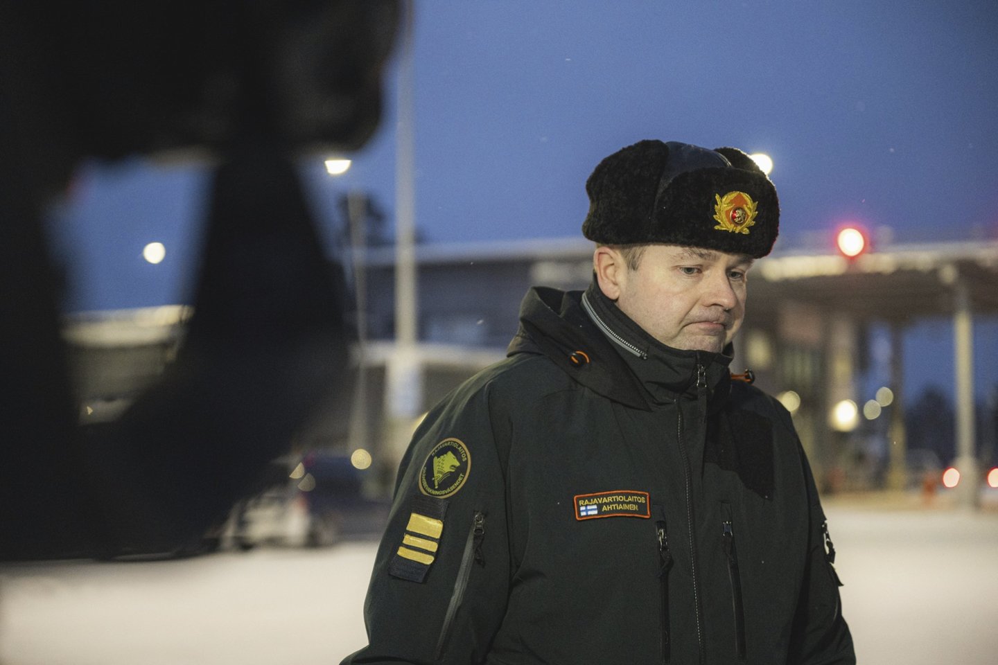 Suomijos pareigūnas.
