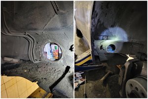 Iš Baltarusijos įvažiavusiuose lengvuosiuose automobiliuose – slėptuvės su kontrabandiniais rūkalais