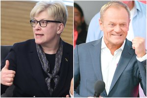 I. Šimonytė pasveikino naująjį Lenkijos Vyriausybės vadovą D. Tuską