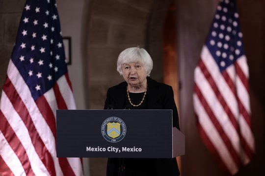 J. Yellen: infliacija JAV į 2 proc. lygį turėtų grįžti 2024 m.