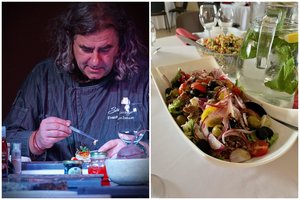 Paprasta, skanu ir sveika: šefas Evaldas pasidalino salotų receptu