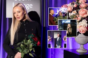 Tarp žinomų veidų šventėje – ir retai tokiuose renginiuose pasirodanti V. Pilibaitytė-Mia