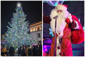 Lietuvoje įžiebta „paskutinė“ Kalėdų eglė: Varėna džiugino šiluma