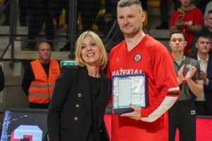 „Paskutinis šokis“: A. Jomanto atsisveikinimo mače – kosminė „M Basket-Delamode“ pergalė
