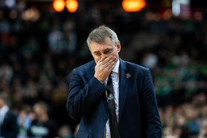 „Žalgirio“ žaidėjų veiksmais sužavėtas K. Kemzūra iškėlė ultimatumą savo auklėtiniui