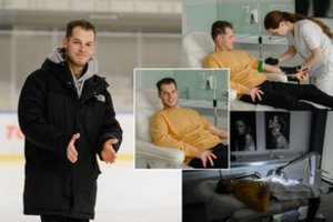 Čiuožėjui Aidui Rekliui prireikė medikų pagalbos: „Nenorėjau rizikuoti“