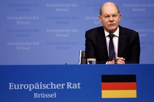 Vokietijos kancleris O. Scholzas pasigavo COVID-19