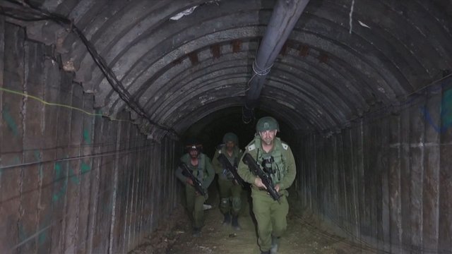 Parodė iki šol didžiausią „Hamas“ tunelį: pravažiuoti galima net automobiliu