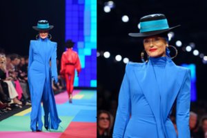 Pirmą kartą J. Statkevičiaus podiumu žengusi milijonieriaus žmona I. Gudelis: „Mano tikslas nėra pasirodyti“