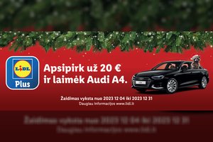 Liko kelios dienos pasivaržyti „Lidl Plus“ žaidime – pradėk metus su nauju automobiliu