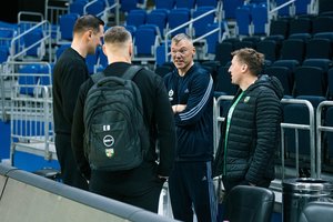 Stambule – Š. Jasikevičiaus pokalbis su P. Jankūnu ir žalgiriečiais