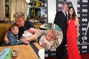 Gordonas Ramsay pasidalijo naujagimio sūnaus nuotrauka: gerbėjus stulbina panašumas į tėtį