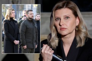 Olena Zelenska prabilo apie pasikeitusius santykius su Volodymyru Zelenskiu