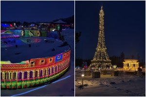 Žiemos šviesų festivalyje – neįtikėtinos žinomiausių pasaulio stebuklų transformacijos