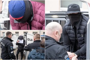 Kauno gaujų karų dalyviai pristatyti į teismą: po kruvino išpuolio Laisvės alėjoje jie toliau lieka belangėje