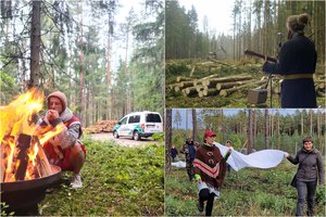 Aplinkosauginių protestų dalyvė – apie nakvynes miškuose ir kirtimų stabdymą: „Visokių atvejų būna"