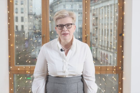 I. Šimonytė sveikina su gražiausiomis metų šventėmis: linki geranoriškumo ir stiprybės