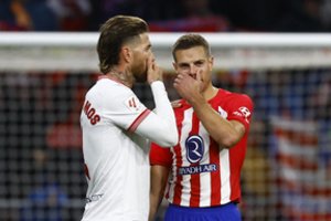 Be žaidėjo, bet su pergale – „Atletico“ palaužė „Sevilla“ futbolininkus