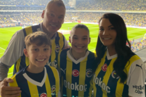 Neįprastas Šaro Kūčių vakaras Turkijoje: su šeima apsilankė futbolo varžybose