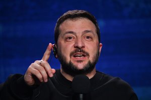 Po smūgio į Rusijos karo laivą V. Zelenskis padėkojo oro pajėgoms