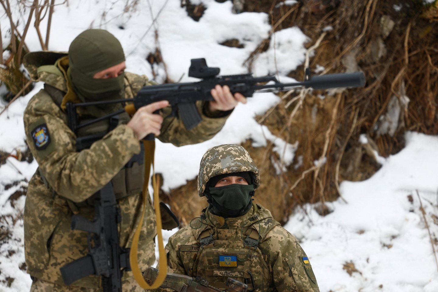 Karas Ukrainoje.