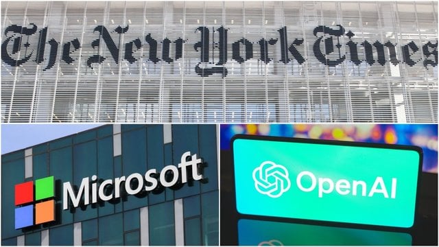 „The New York Times“ padavė į teismą „Open AI“ ir „Microsoft“: neteisėtai kopijavo dienraščio darbus